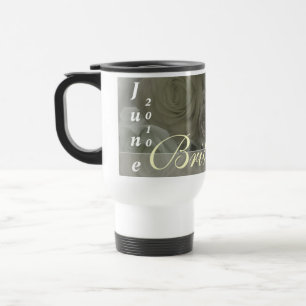 Mug De Voyage blanc daté de demoiselle d'honneur