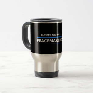 Mug De Voyage Blessed sont les conciliateurs