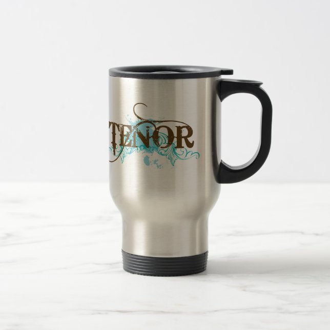 Mug De Voyage Bleu frais de tenor (Droit)