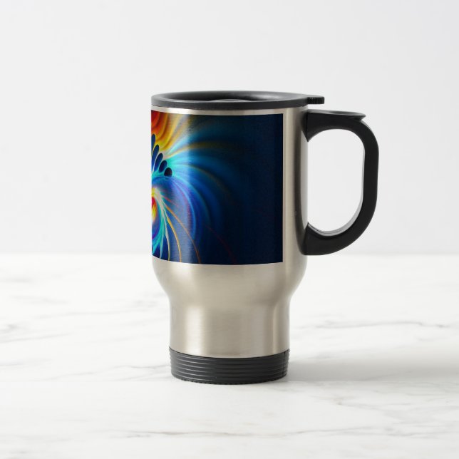 Mug De Voyage Bleu gravitationnel (Droit)