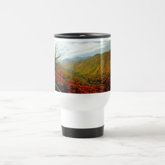 Mug De Voyage Blue Ridge Mountain Range en Caroline du Nord (Centre)
