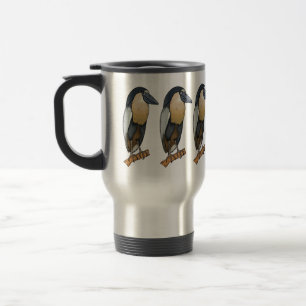 Mug De Voyage Boat-billed heron bird cartoon