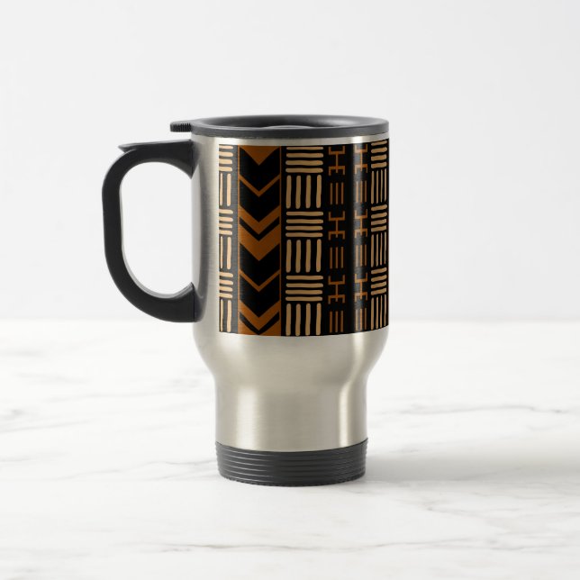 Mug De Voyage Bogolan Tribal Design Africain (Gauche)