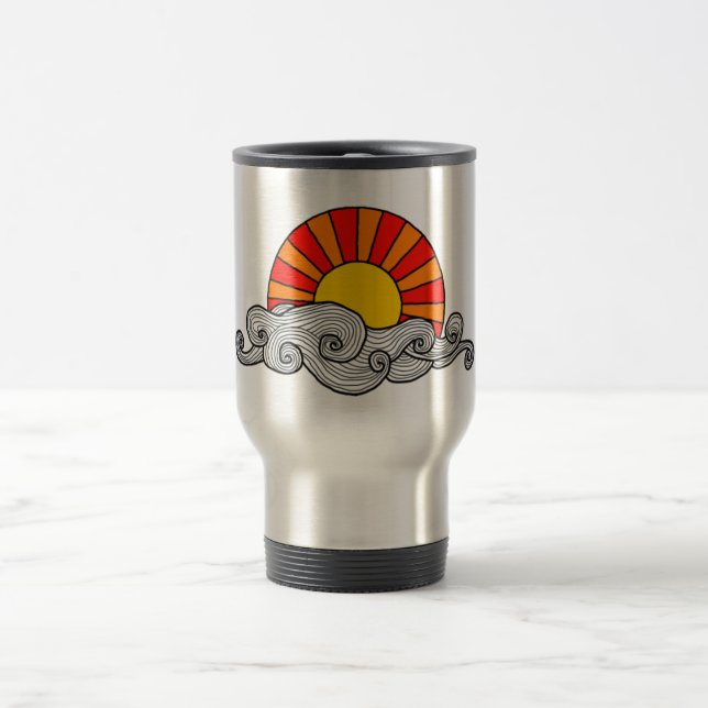Mug De Voyage Bonjour soleil (Centre)