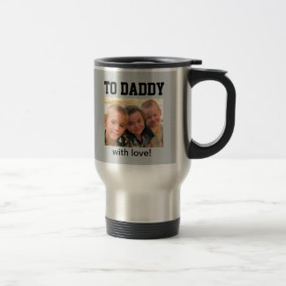 Mug De Voyage Bonne Fête des pères - Photo personnalisée/année