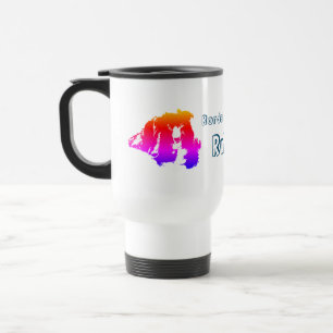 Mug De Voyage Bordures Collies Règle Cute