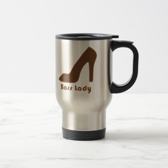 Mug De Voyage Boss Lady Brown Pump (Droit)