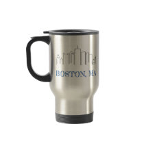 Boston, Massachusetts Voyage Café Mug