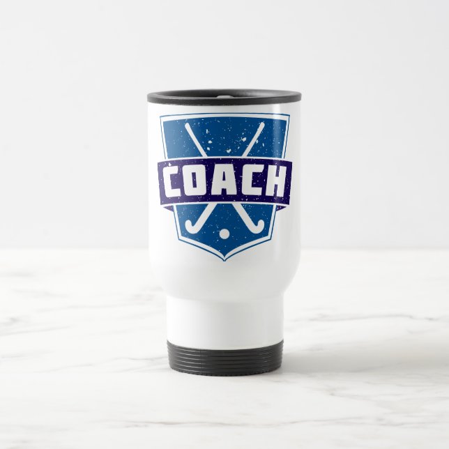 Mug De Voyage Bouclier de car d'hockey de champ (Centre)