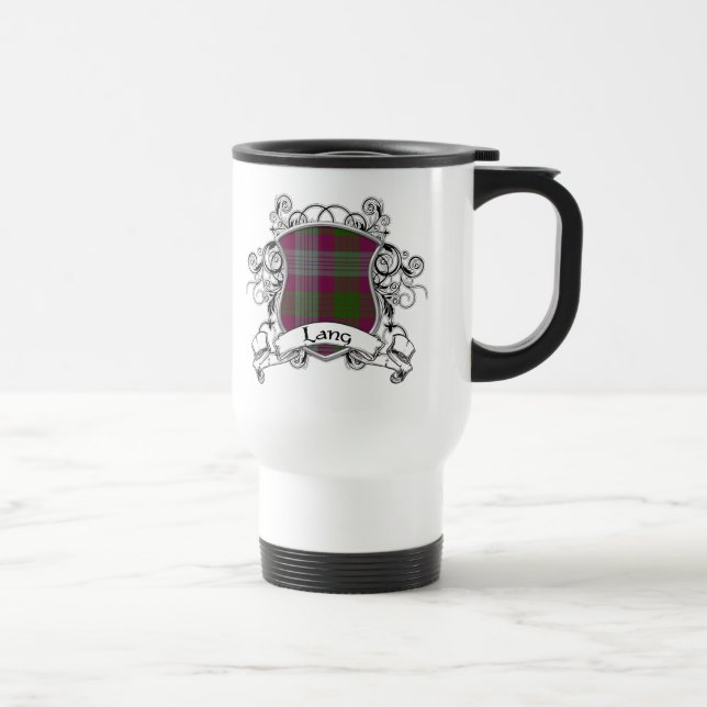 Mug De Voyage Bouclier de tartan de Lang (Droite)