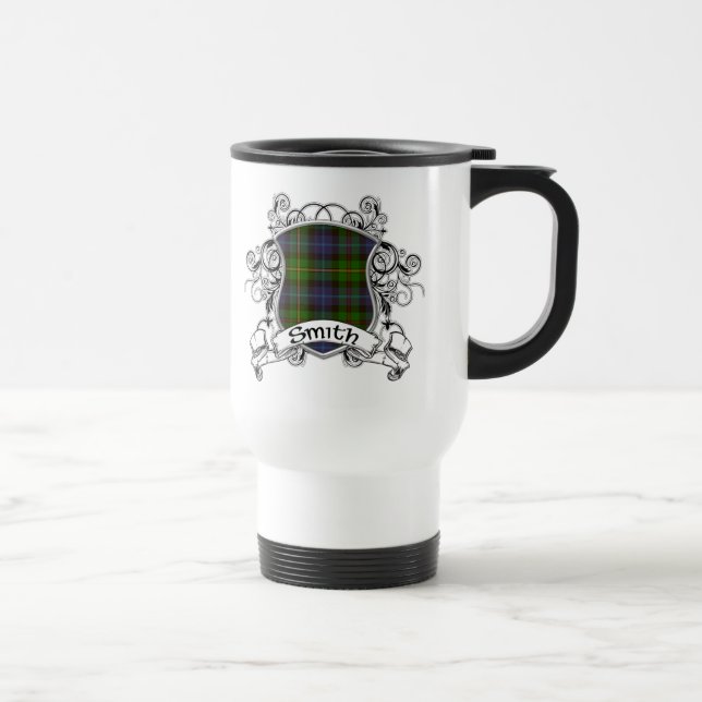 Mug De Voyage Bouclier de tartan de Smith (Droite)