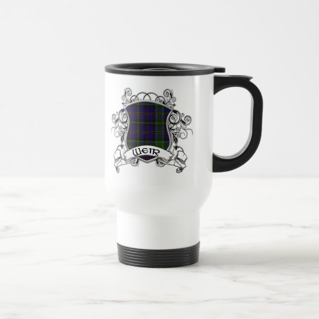 Mug De Voyage Bouclier Tartan Weir (Droite)