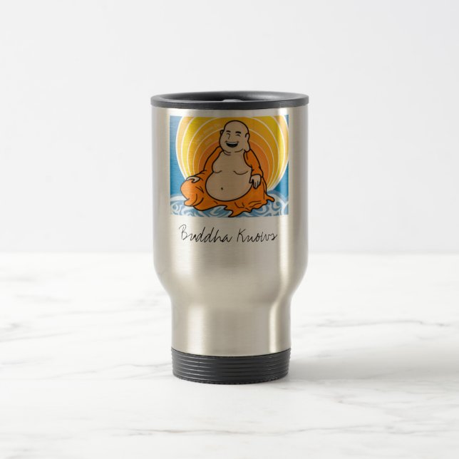 Mug De Voyage Bouddha sait (Centre)