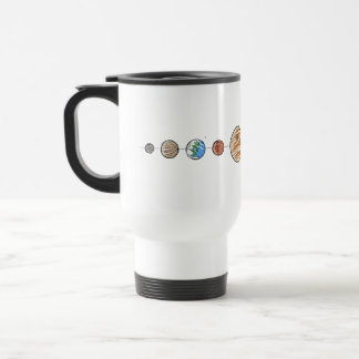 Mug De Voyage Boue de déplacement du système solaire