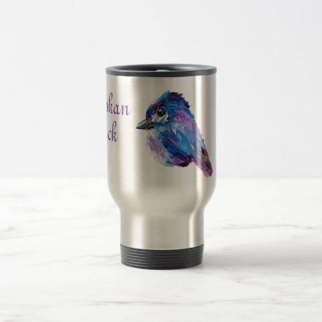 Mug De Voyage Boue de voyage de poussins de l'Alaska (Centre)