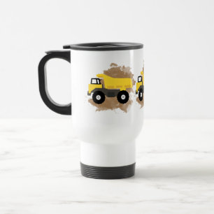 Mug De Voyage Boue du véhicule de construction de camion de pomp