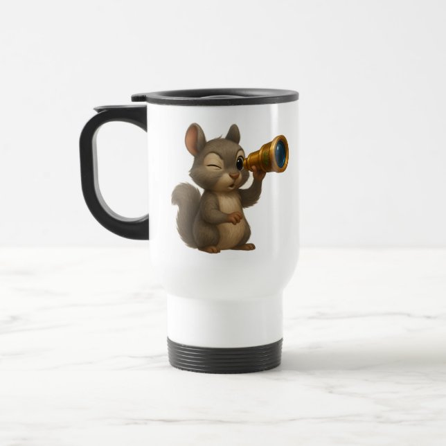 Mug De Voyage Boug de voyage Spyglass Squiely - Spy Gear (Gauche)
