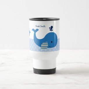 Mug De Voyage Boug personnalisé "baleine marine"