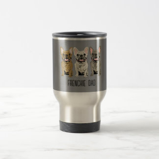 Mug De Voyage Bouledogue Français, Papa Frenchie