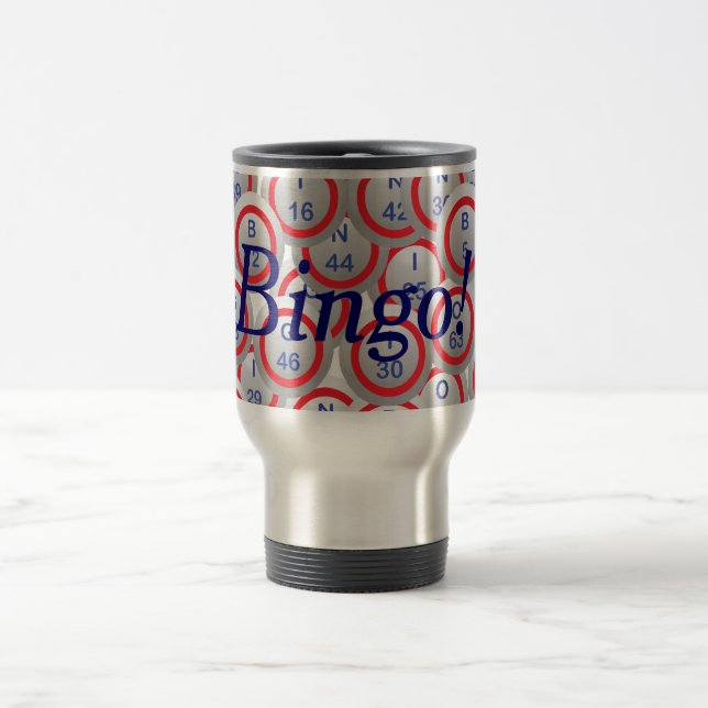 Mug De Voyage Boules de bingo-test (Centre)
