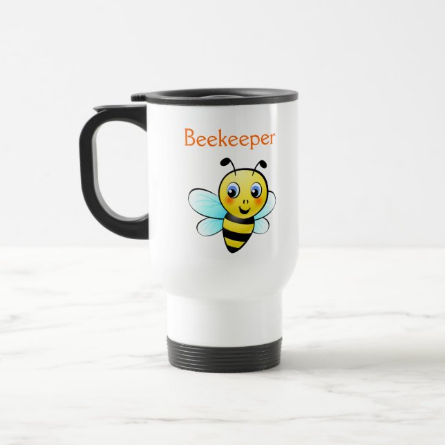 Mug De Voyage Bourdon personnalisable (Gauche)