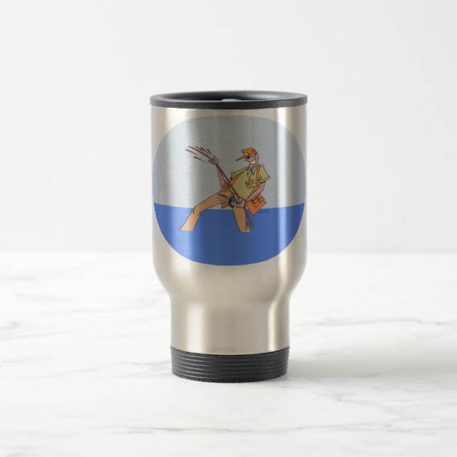 Mug De Voyage Bouteille de pêcheurs (Centre)