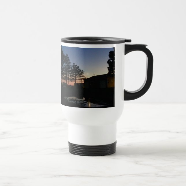 Mug De Voyage Bouteille de voyage avec poignée photo coucher de  (Droite)