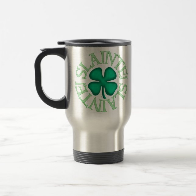 Mug De Voyage Bouteille de voyage en acier inoxydable slainte (Gauche)