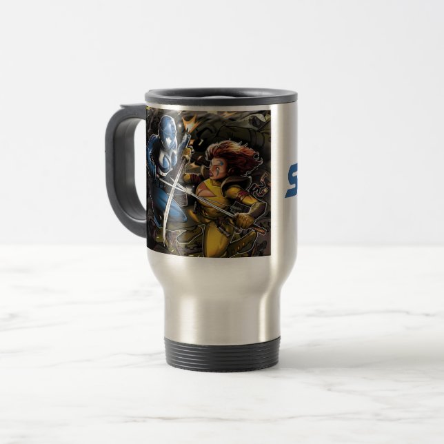 Mug De Voyage Bouteille de voyage V1 (Devant gauche)