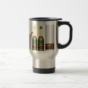 Mug De Voyage bouteilles de champagne