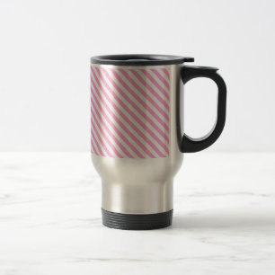 Mug De Voyage Boutique Stripes Rose -