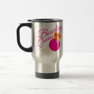 Mug De Voyage Bowling Queen design Dons Amusants Pour Les Bowler
