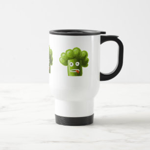 Mug De Voyage Brocoli drôle de bande dessinée
