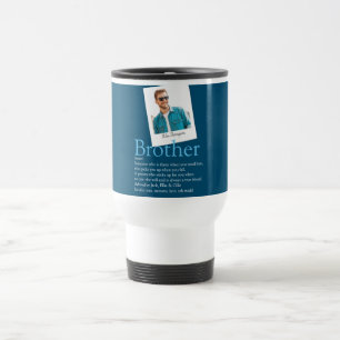 Mug De Voyage Brother Definition Photo Modern Fun Blue