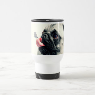 Mug De Voyage Bulldog et papillon
