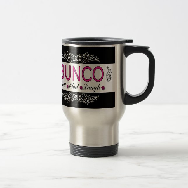 Mug De Voyage Bunco, petit pain, conversation, rire dans le (Droit)