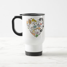 Mug De Voyage Bunny Bunny Bunnies Cute Reuble friendly Bunny Lov