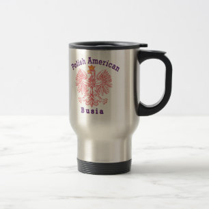 Mug De Voyage Bureaux américains polonais