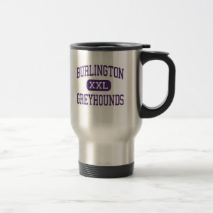 Mug De Voyage Burlington - lévriers - haut - Burlington Iowa