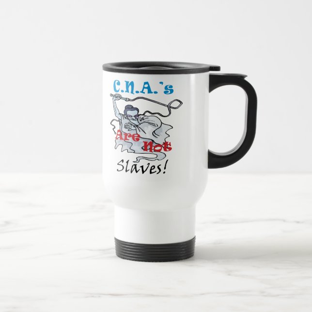 Mug De Voyage C.N.A. ne sont pas des esclaves (Droite)