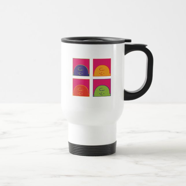 Mug De Voyage cacahuètes | Art Pop moderne C'est Charlie Brown (Droite)