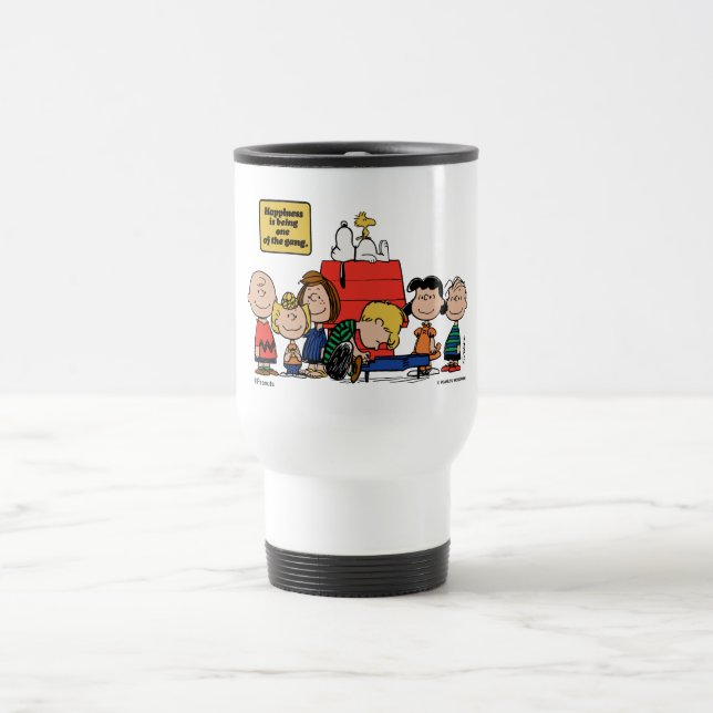 Mug De Voyage cacahuètes | Le bonheur est d'être l'un des gangs (Centre)
