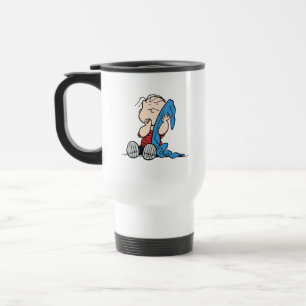 Mug De Voyage cacahuètes   Linus et sa couverture