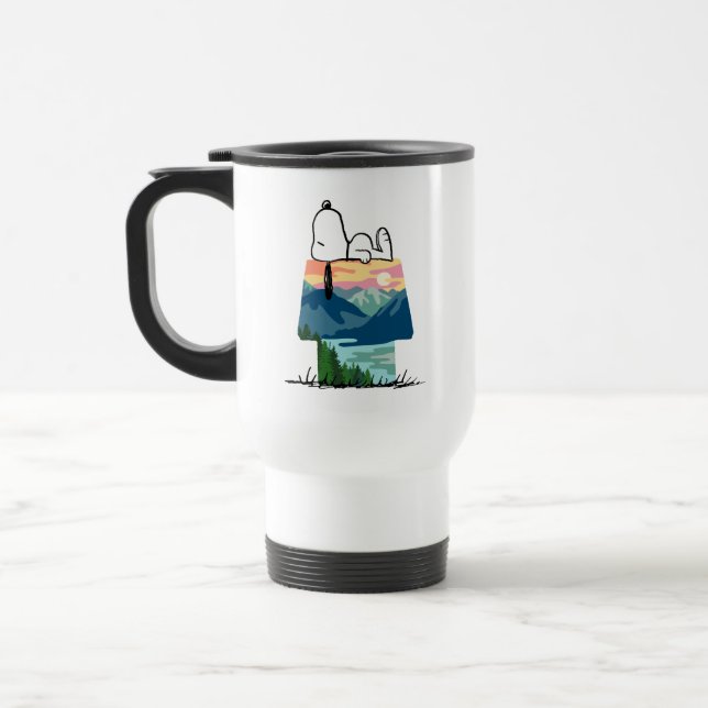 Mug De Voyage cacahuètes | Snoopy Dog House Go Wild (Gauche)