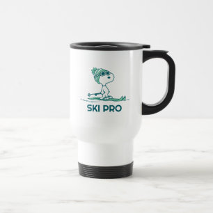 Mug De Voyage cacahuètes Snoopy sur Skis