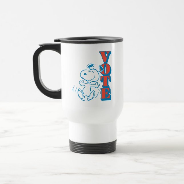 Mug De Voyage cacahuètes | Snoopy - Vote (Gauche)