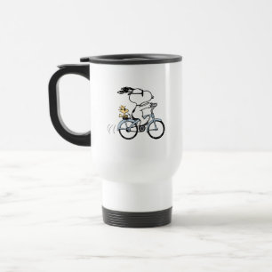 Mug De Voyage cacahuètes Vélo Snoopy & Woodstock