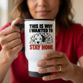 Mug De Voyage Cadeau amateur de chien Dalmate Antisocial Sarcast