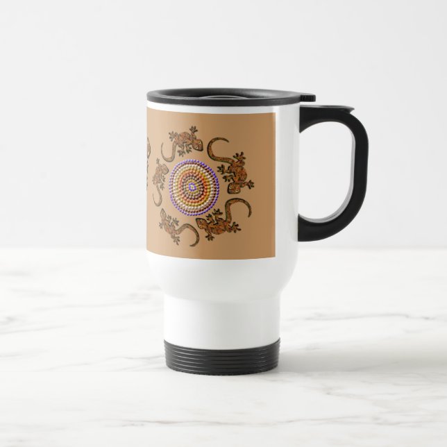 Mug De Voyage Cadeau d'art aborigène australien (Droite)