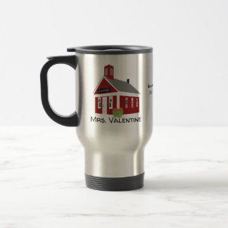 Mug De Voyage Cadeau de l'enseignant une pièce Schoolhouse Café